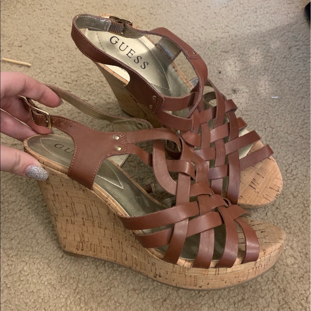 Guess Brown Wedges